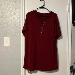 NWOT-Maroon Top